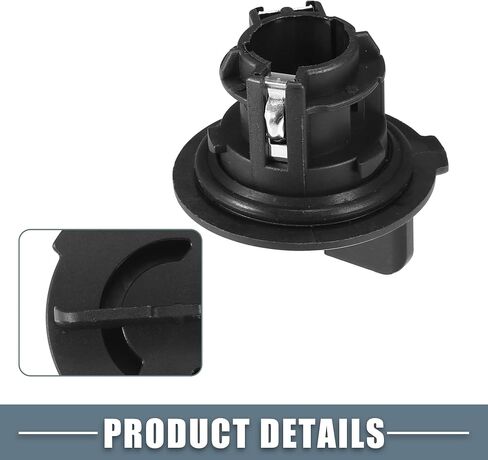 A ABSOPRO Indicator Turn Signal Light Lamp Bulb Holder 621546 for Peugeot 207 307 607 807 Plastic Black (Set of 2) in Saudi Arabia