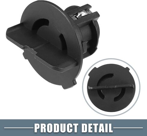 A ABSOPRO Indicator Turn Signal Light Lamp Bulb Holder 621546 for Peugeot 207 307 607 807 Plastic Black (Set of 2) in Saudi Arabia