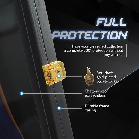 GraceView Jersey Frame Display Case, Large Jersey Shadow Box Football Jersey Frame Display Case with 98% UV Protection Acrylic Basketball and Hockey Jersey Frame Display Case (with Light) in Kuwait