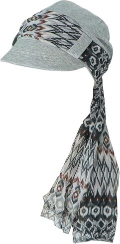 قبعة Ever Fairy Newsboy للسيدات من نسيج الخيزران المبطن بقطن الخيزران مع أوشحة لتساقط الشعر بسبب السرطان in Kuwait