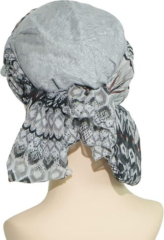 قبعة Ever Fairy Newsboy للسيدات من نسيج الخيزران المبطن بقطن الخيزران مع أوشحة لتساقط الشعر بسبب السرطان in Kuwait