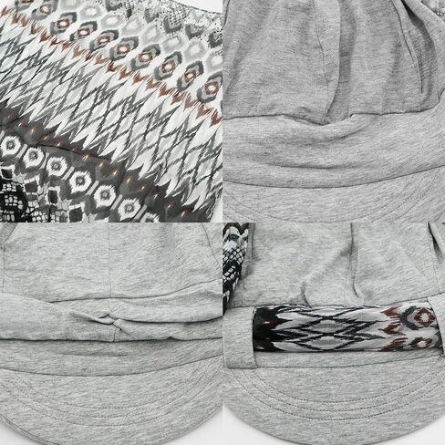 قبعة Ever Fairy Newsboy للسيدات من نسيج الخيزران المبطن بقطن الخيزران مع أوشحة لتساقط الشعر بسبب السرطان in Kuwait