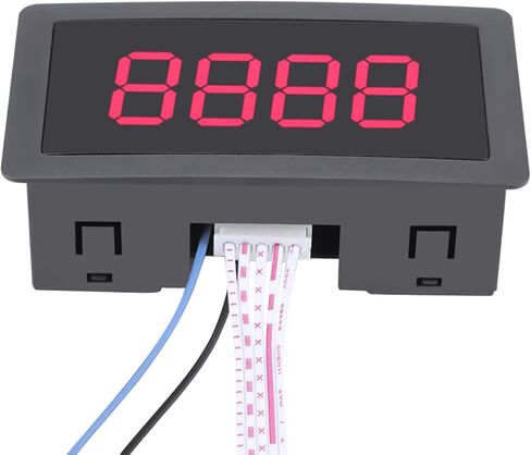 عداد رقمي من Oubit، شاشة LED حمراء مكونة من 4 أرقام 0-9999، عد أعلى/أسفل، سهل التركيب لمعدات التشغيل الآلي والاختبار in Kuwait