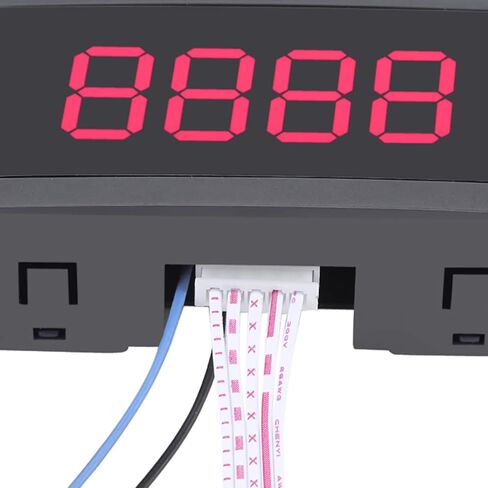 عداد رقمي من Oubit، شاشة LED حمراء مكونة من 4 أرقام 0-9999، عد أعلى/أسفل، سهل التركيب لمعدات التشغيل الآلي والاختبار in Kuwait