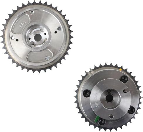 Yeedaky Engine Timing Camshaft VVT Gear Set Fits for Hyundai Kia 2014-2019 3.3L 3.8L Intake ＆ Exhaust CVVT Gear Set Automotive Replacement Aftermarket Parts Replace OE 24350-3CGA1 24370-3CGA0 in Saudi Arabia