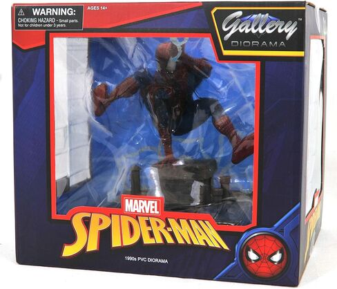 DIAMOND SELECT TOYS Marvel Gallery: Spider-Man ('90S Version) PVC Figure, Multicolor, 8 inches in Saudi Arabia