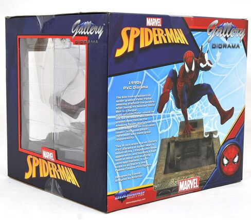 DIAMOND SELECT TOYS Marvel Gallery: Spider-Man ('90S Version) PVC Figure, Multicolor, 8 inches in Saudi Arabia