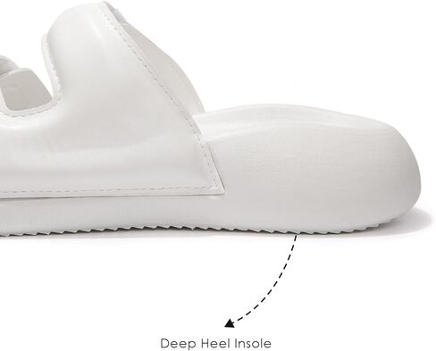 صندل نسائي من Colgo مزود بخطاف وحلقة مزدوجة وشريط قابل للتعديل صندل مسطح مريح سهل الارتداء للصيف in Kuwait