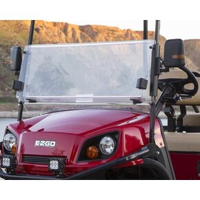 Buggies Unlimited EZGO Express Series S6 / L6 Golf Car Folding Windshield (for Models with 3/4 Inch Struts) in Saudi Arabia