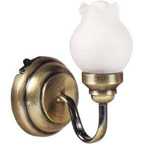 Waldosia 1:12 Scale Dollhouse Miniature LED Tulip Wall Sconce in Kuwait