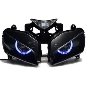 LED Blue Halo Angel Eye Headlight Assembly For Honda CBR1000RR 1000RR 2004 2005 2006 2007 in Saudi Arabia