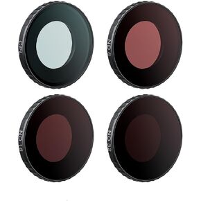 Lens CPL/ND Filter for Insta360 GO3/GO2(4 PCS),CPL/ND8/ND16/ND32 Waterproof Double Sided Coating Filter Accessories Sets Compatible with Insta360 GO3 /GO2 Camera(CPL+ND8+ND16+ND32) in Kuwait