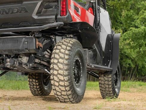 SuperATV Fender Flares/Mud Guards/Mud Flares Compatible with 2016-2021 Honda Pioneer 1000 and 2023+ Pioneer 1000-6 | Extreme Durability | 1/8" LDPE | Made in USA in Saudi Arabia
