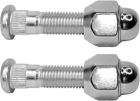 مجموعة صواميل العروة M12x1.50 من الكروم متوافقة مع 1998-2021 Hyundai Sonata Elantra Tucson Santa Fe Genesis Sorento Kia Accent Sedona Forte Optima Sportage Soul (8 قطع) in Kuwait