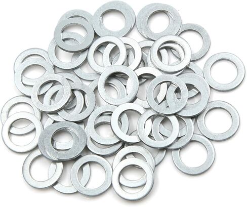 50pcs Universal Engine Oil Crush Washers Drain Plug Gaskets 14mm ID. 22mm OD. for Car Replacement in Saudi Arabia