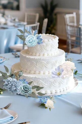 مجموعة كومبو من الزهور الاصطناعية الخضراء صندوق أوراق زهور وهمية مع جذع لباقة الزفاف DIY، القطع المركزية، ديكور المنزل، ديكور ترتيب الزهور (أخضر الغابة) in Kuwait