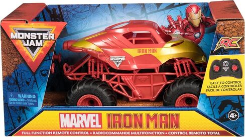 Monster Jam, Marvel Iron Man RC Indoor Outdoor RC Truck 1:24 Scale 4+ Years in Saudi Arabia