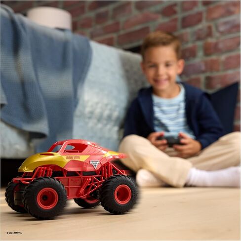 Monster Jam, Marvel Iron Man RC Indoor Outdoor RC Truck 1:24 Scale 4+ Years in Saudi Arabia