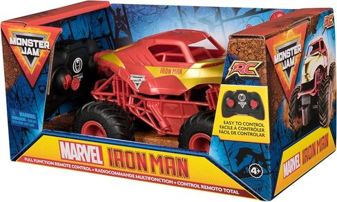 Monster Jam, Marvel Iron Man RC Indoor Outdoor RC Truck 1:24 Scale 4+ Years in Saudi Arabia