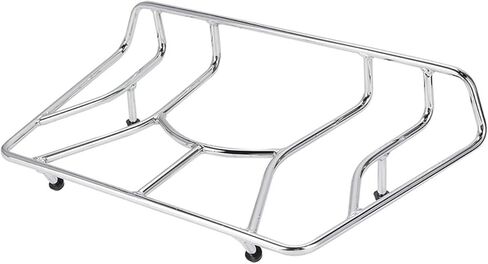 Motorcycle Luggage Rack - Chrome Steel, 2010-2018 Fit for CAN-AM & Spyder RT - Easy Bolt-On Installation, Triple Polished & Plating, Large Rack with Side Extensions in Saudi Arabia