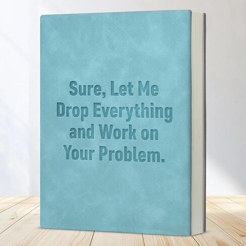Funny Notebook for Work Sarcastic Office Journal Gift for Coworker Team Member Employee in Saudi Arabia