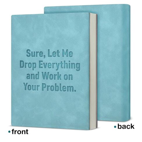 Funny Notebook for Work Sarcastic Office Journal Gift for Coworker Team Member Employee in Saudi Arabia