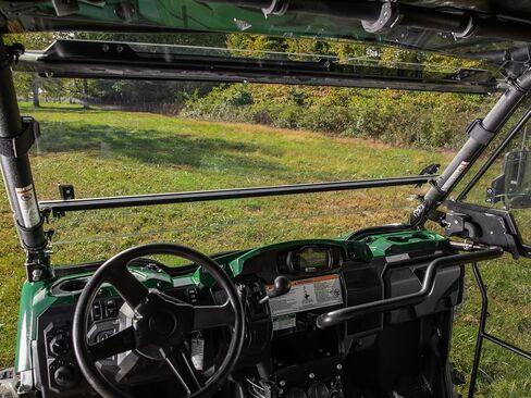الزجاج الأمامي SuperATV 3 في 1 متوافق مع Yamaha Viking / EPS / EPS Ranch Edition / EPS SE / VI (انظر الإعداد) | زجاج أمامي كامل أو مقلوب أو نصف | 1/4 بوصة من البولي كربونات المطلي الصلب | صنع في الولايات المتحدة الأمريكية in Saudi Arabia