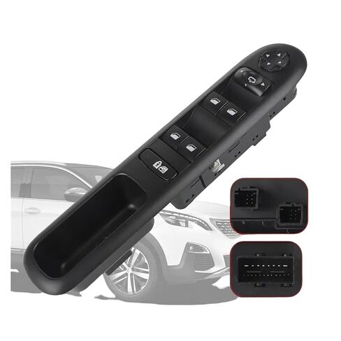 LHD Car Electric Manual Folding Master Window Switch Compatible for Peugeot 3008 5008 Wagon 2009 2010 2011 2012-2016 96650621ZD 96650620ZD(Electric Folding) in Saudi Arabia