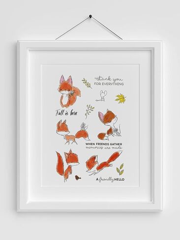 Animal Words Clear Stamp for Card Making, Autumn Mouse Fall Fox Leaf Leaves Clear Silicone Rubber Stamp for Holiday Card Making Decoration and DIY Scrapbooking Album DIY Crafts in Saudi Arabia