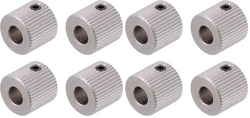 iplusmile 3d Printer Parts & Accessories, 40 Teeth Drive Gear Extruder Pulley Extruder Wheel Gear 40 Teeth Bore Stainless Steel Drive Gear for 3d Printer (4pcs, 5mm) Longer Lk5 Pro in Saudi Arabia