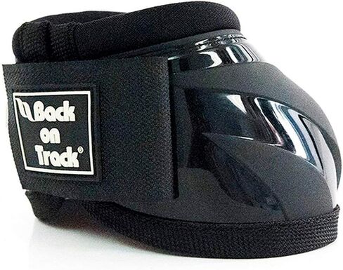 زوج من أحذية Back on Track الرجالية ذات الأداء المطاطي المتين للحصان من أحذية Hoof Bell مع حلقة إغلاق in Kuwait