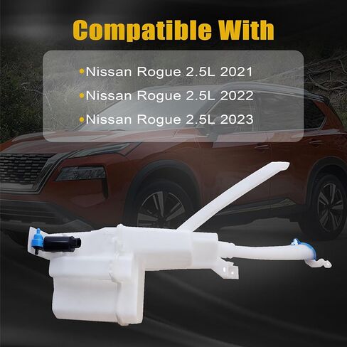 GXARTS Washer Reservoir Windshield Tank w/Pump 289106RR0A Compatible with Nissan Rogue 2.5L 2021 2022 2023 in Saudi Arabia