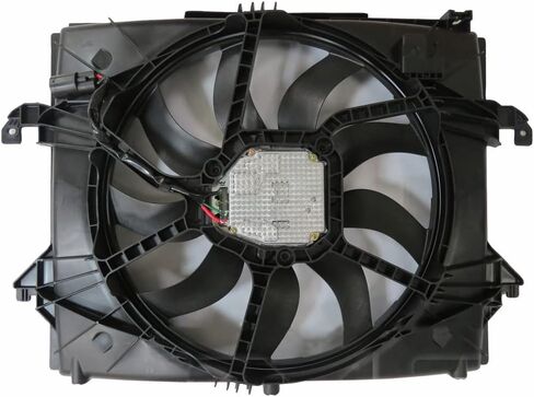 لمجموعة مروحة تبريد المبرد والمكثف Ram 1500 2019 2020 2021 | 3.6/5.7 لتر مع محرك بدون فرش | بديل لـ CH3115199 | 68275634 م in Saudi Arabia