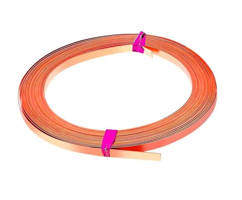 SWJ™ 99% Copper Bezel Wire – 24 Gauge × 1/4" x 0.020" (6.35 x 0.51mm) × 5 feet – Dead Soft Copper Strip for Cabochon & Jewelry | SWJ Supply™ in Saudi Arabia