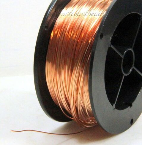 Copper Wire, 22 Gauge, Square Dead Soft, Copper Jewelry Wire, 20 Feet, 007 in Saudi Arabia