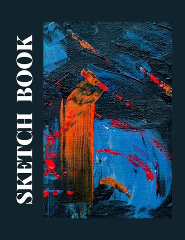 كتاب رسم: دفتر للرسم، والكتابة، والرسم، والرسم، والخربش، و120 صفحة فارغة من مجلة رسم 8.5 بوصة × 11 بوصة، ولوحة رسم، وكتاب رسم ل... غطاء تجريدي ممتاز، ودفاتر ملاحظات ذات غطاء لطيف in Kuwait