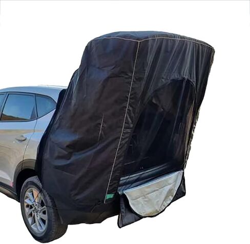 Tailgate Tent SUV Camping Awning Shade Compatible with for Ford Edge 2015–2023 CD4 Camping Auto Shade Smooth Ventilation,B-Sun Shade Pole-Beige in Saudi Arabia