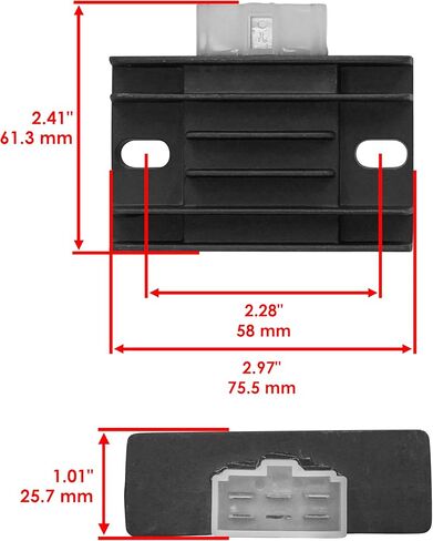 Caltric Regulator Rectifier Compatible with Kawasaki Bayou 220 Klf220 1988-1995 in Saudi Arabia
