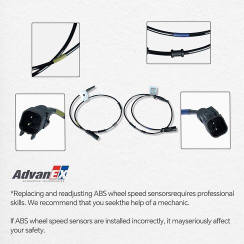 20811372 20811371 Front Left+Right ABS Wheel Speed Sensor Compatible with 2010 2011 2012 2013 2014 2015 2016 2017 Chevrolet Equinox GMC Terrain Replace ALS1994 ALS2199 in Saudi Arabia
