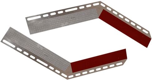 Mytee Products 2 Pack 24"x 3" Aluminum Mud Flap Reflector Reflective Tape Fit for Semi Truck and Semi Trailer Mud Flap Hanger - Rear Left & Right Conspicuity Strip Replaces RT25 in Saudi Arabia