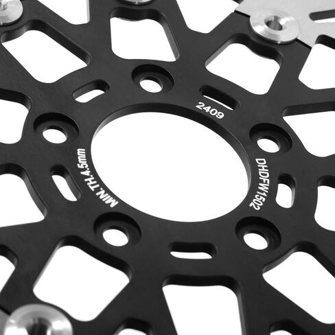 TOFR 11.5" Floating Front Brake Rotors Discs for Harley Sportster XL 883 1200 Dyna Super Glide Low Rider Softail Heritage Classic Springer Night Train Softail Custom in Saudi Arabia