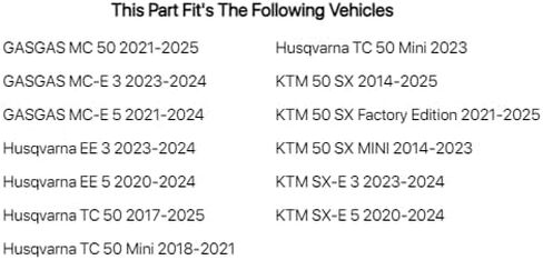 دوار فرامل تايفون من الفولاذ المقاوم للصدأ من Tusk، أمامي لـ KTM 50 SX MINI 2014-2023 in Saudi Arabia