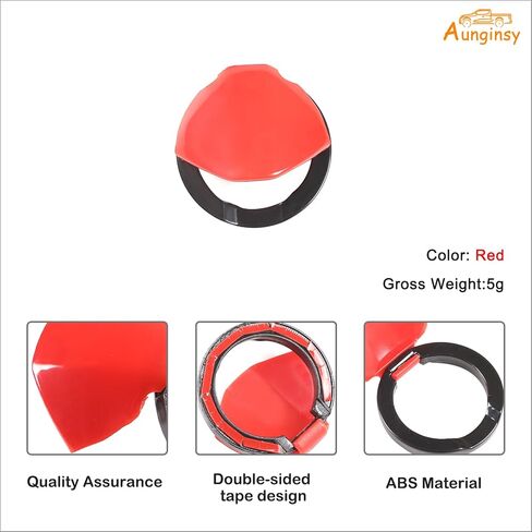 Aunginsy Engine Start Stop Push Button Switch Sticker Cover Compatible with Toyota Tacoma 2016-2023 Aluminum Alloy Key Ignition Starter Switch Knob Decorative Ring Trim Sticker Interior Accessories in Saudi Arabia