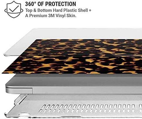 حافظة Skinit + غلاف متوافق مع جهاز MacBook Air 13in M1 (2021) بتصميم أصلي على شكل سلحفاة in Kuwait