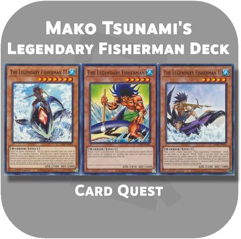 Complete Custom Deck for Yu-Gi-Oh! - Mako Tsunami's Legendary Fisherman & Legendary Ocean Umi Deck in Saudi Arabia