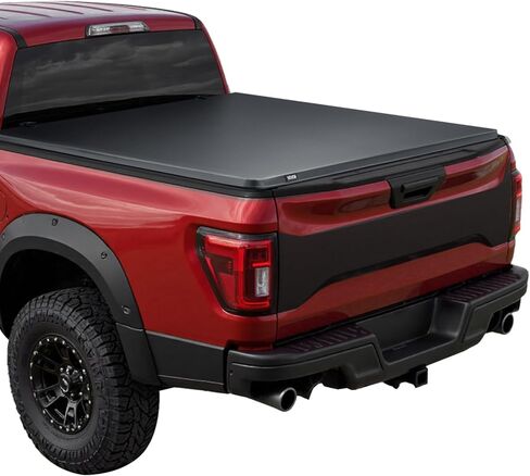 VEVOR Soft Roll-Up Truck Bed Tonneau Cover, Compatible with 2017-2025 Honda Ridgeline, Fits 5 ft (5 ft 4 in/64 in) Bed, Triple-Layer Heavy-Duty PVC Tonneau Cover with Three Aluminum Alloy Support Bars in Saudi Arabia