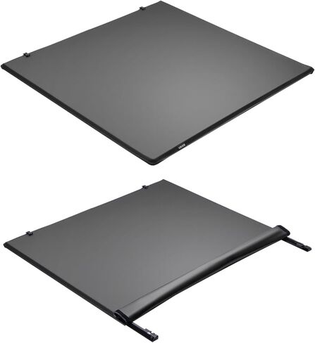 VEVOR Soft Roll-Up Truck Bed Tonneau Cover, Compatible with 2017-2025 Honda Ridgeline, Fits 5 ft (5 ft 4 in/64 in) Bed, Triple-Layer Heavy-Duty PVC Tonneau Cover with Three Aluminum Alloy Support Bars in Saudi Arabia