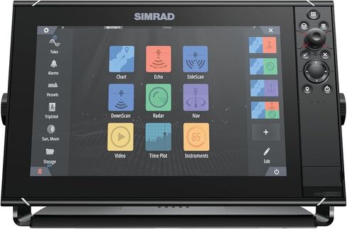 Simrad NSS12 Evo3S - جهاز رسم الخرائط متعدد الوظائف مقاس 12 بوصة مع مخططات C-MAP المحملة مسبقًا في الولايات المتحدة، 000-15403-002 in Kuwait