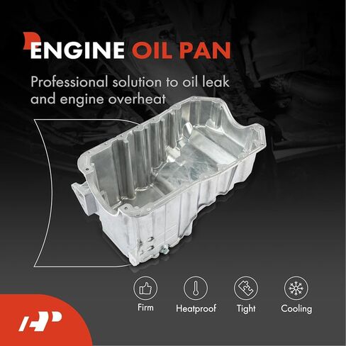 حوض زيت المحرك الممتاز مع قابس تصريف متوافق مع Ford F-150 F150 1997-2010، F-150 Heritage، E-150 Econoline، E-150، E-150 Club Wagon، E-250، E-250 Econoline، يستبدل XL3Z6675DA in Saudi Arabia