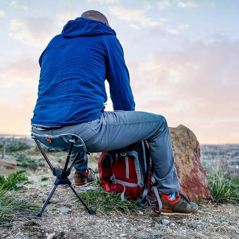 GRAND TRUNK Compass 360 UC Stool, Full Swivel, Ultra Compact, Easy Setup & Packable for Outdoors, Work & Play (Storm) in Saudi Arabia